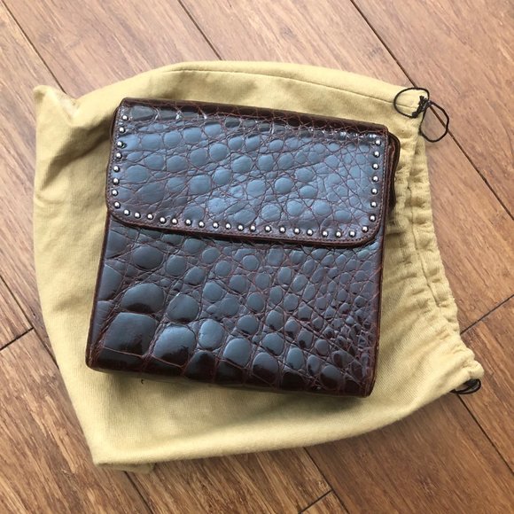 Vintage Designer Crossbody Bag Dark Brown by Jacques Saint Just - Picture 1 of 16